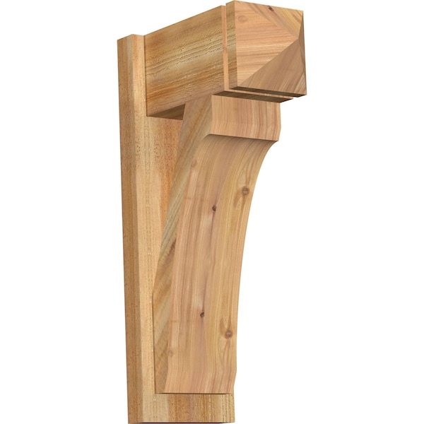 Ekena Millwork Legacy Arts & Crafts Rough Sawn Outlooker, Western Red Cedar, 8"W x 16"D x 28"H OUT08X16X28LEC03RWR - main